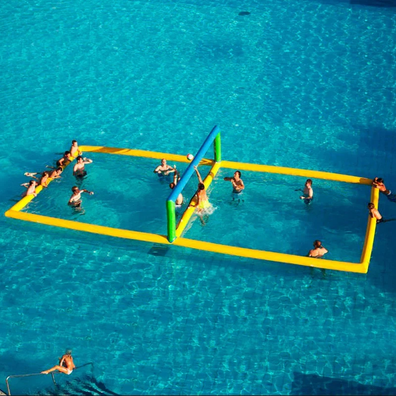 Pool Inflatable Volleyball Field Water Volleyball court rental Inflatable Tennis Court for Sport Games