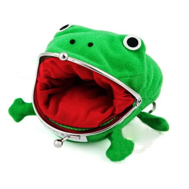 2 Sizes Hokage Nin-jia Frog Coin Purse Men Women Key Anime Plush Wallet Coin holder Cosplay