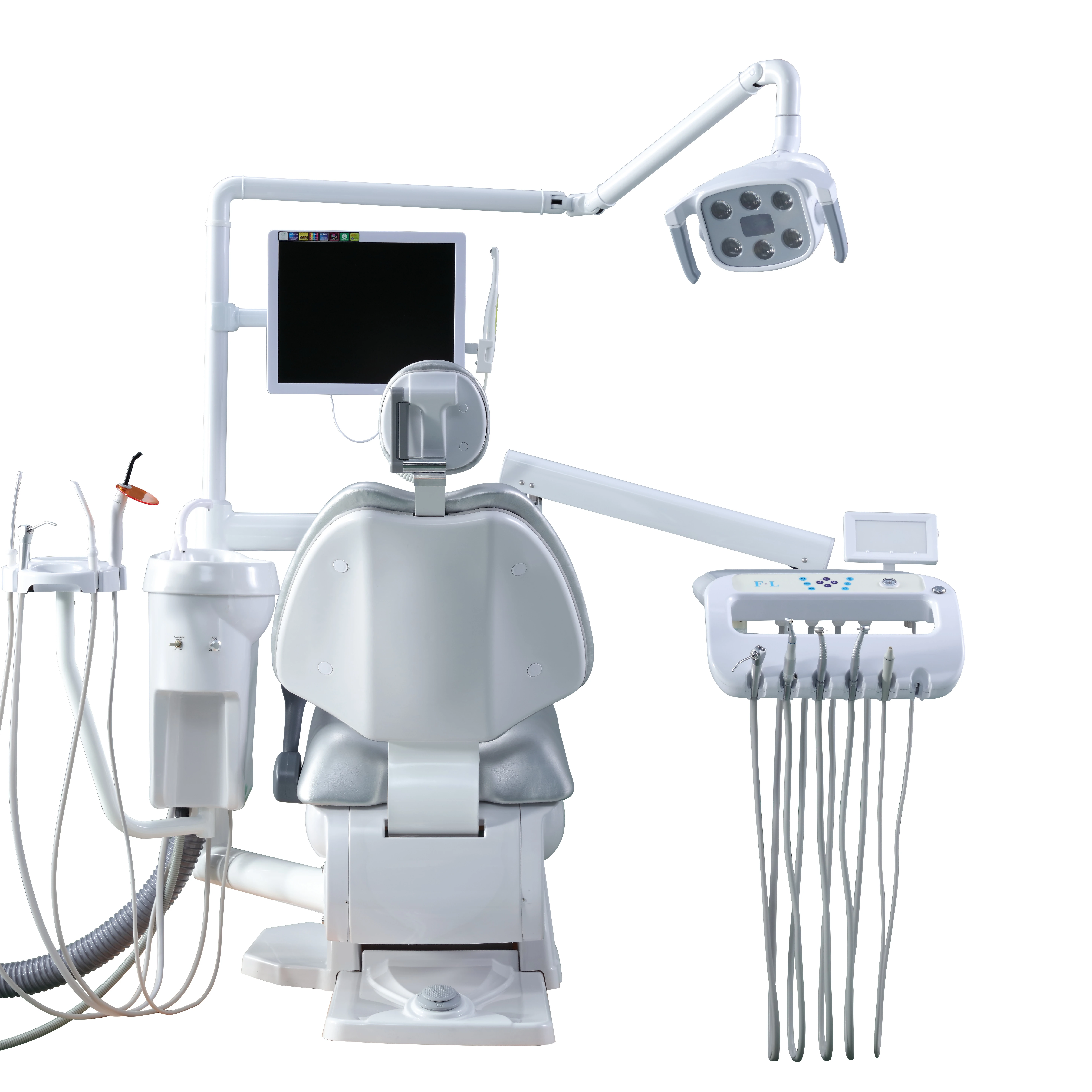 Dental Equipment controlled using a low voltage DC24V motor Electric Mobile Dental Chair machine
