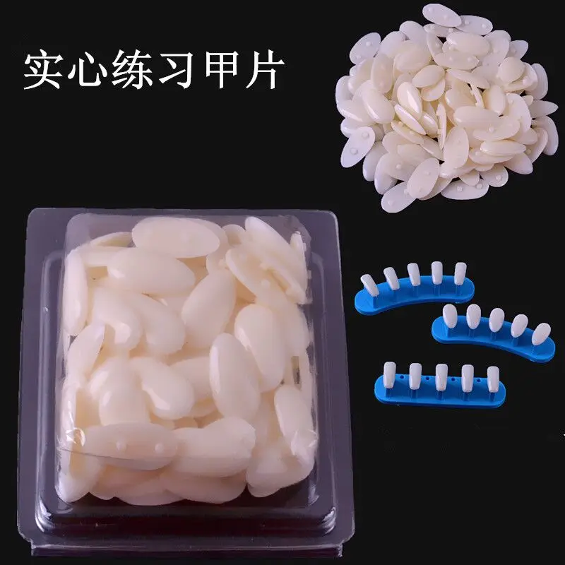 Oval square shape nail display tip training nail art False tips High quality color chart Tools practice nails