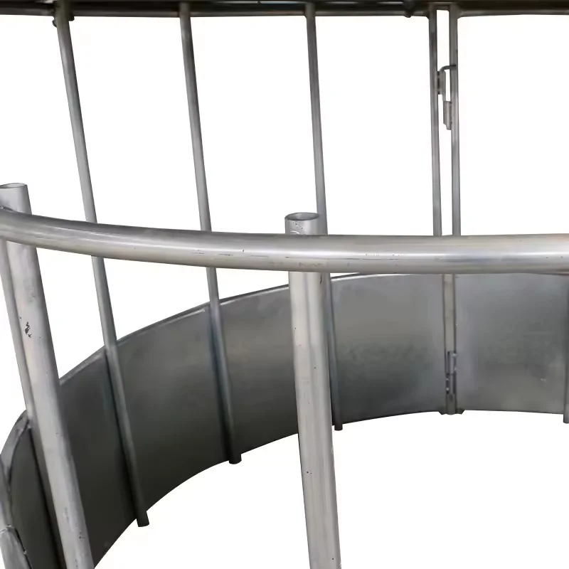 Cattle sheep horse round hay bale feeder heavy duty metal animal hay feeder on sale