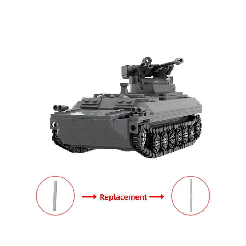 GoldMoc Military Battle Vehicles Tank Toy MOC-149879 MT LB 6MB IFV Tank Children Education Building Blocks Set