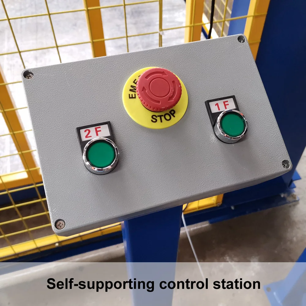 3000kg mezzanine machineroom freight elevator price