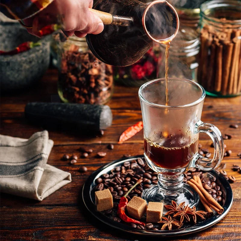 OEM  8 OZ Hot Chocolate Mugs Gift Boxed Irish Coffee Mugs, Hot Toddy Glasses  accept custom logo