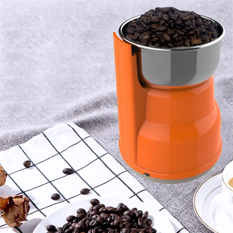 Spice Grinder Automatic Smash Machine Seasoning Multifunctional Food Processor Mini Dry Food Mixer Electric Coffee Bean Grinder