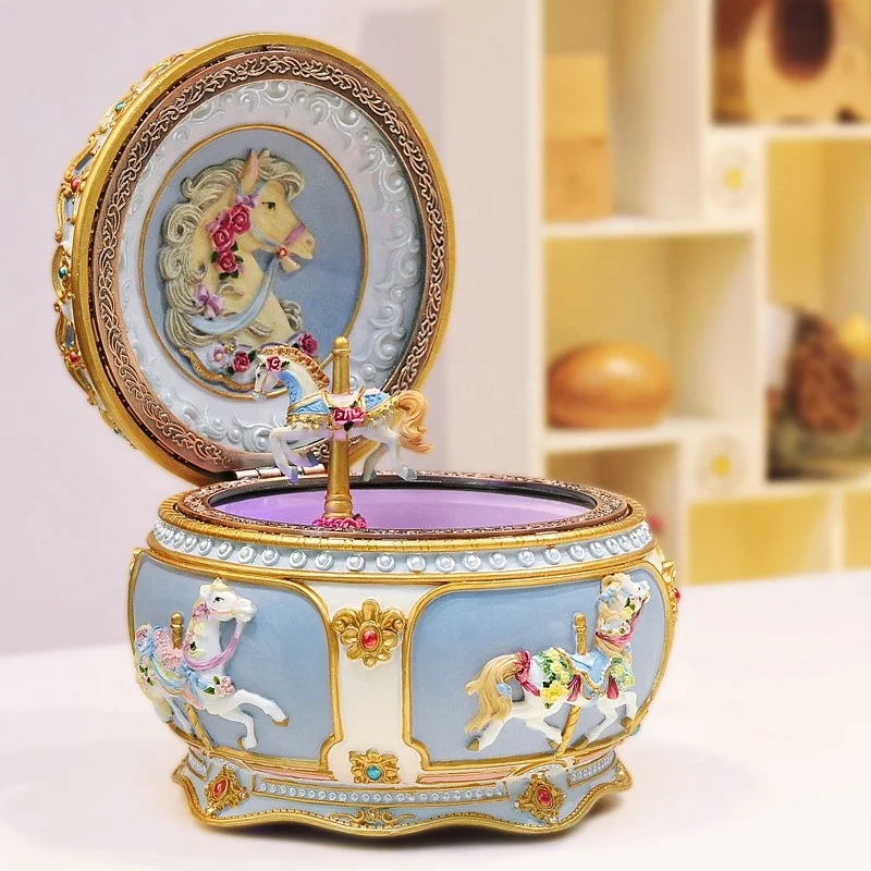 Popular merry-go-round best selling christmas gifts 2019 musicbox