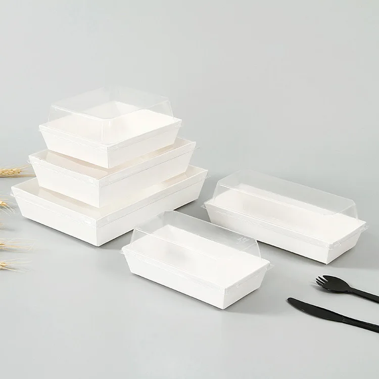 Food Grade take Away box Disposable Roast Turkey Container With Transparent Lid Plastic Chicken box with lid and handle