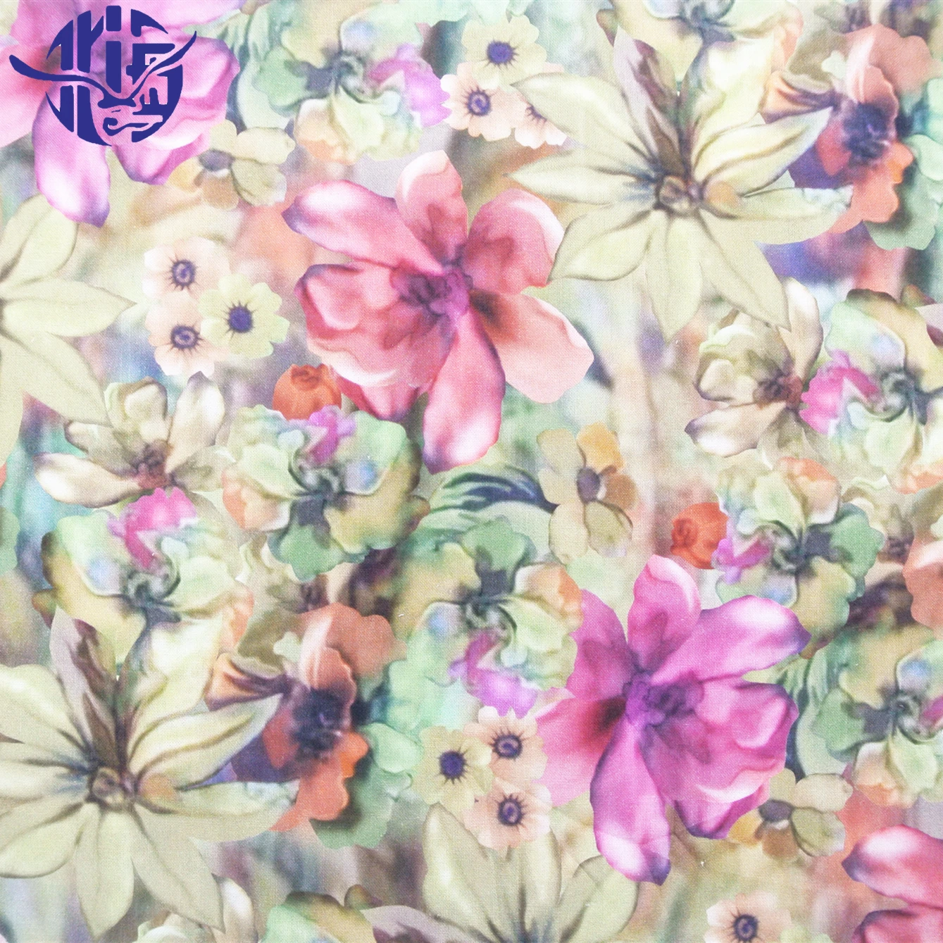
Wholesale textile best selling digital printing stock lot cotton rami fabric 