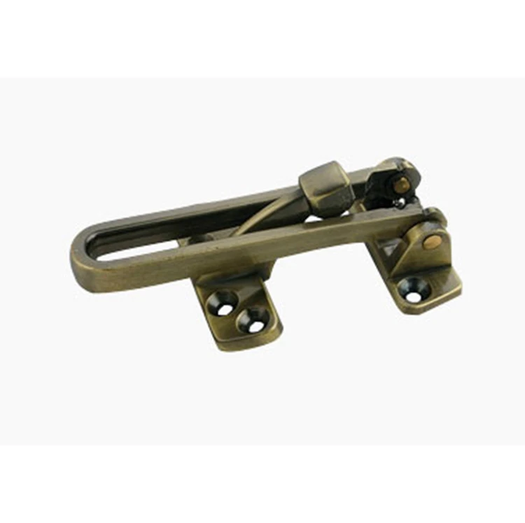 Hot Selling Good Quality Zinc Alloy Anti-theft Hotel Door Guard Flush Door Bolt Lock