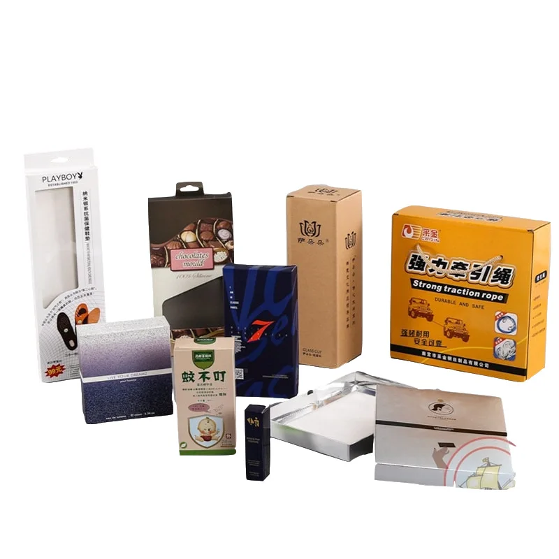 High Quality Custom Design Folding Cartons Small Box Packaging Paper Boxes Paper Gift Box With Logo
