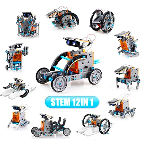 12 in 1 STEM Robot Toy Education Learning Science DIY Stem kits  Assembly Toys