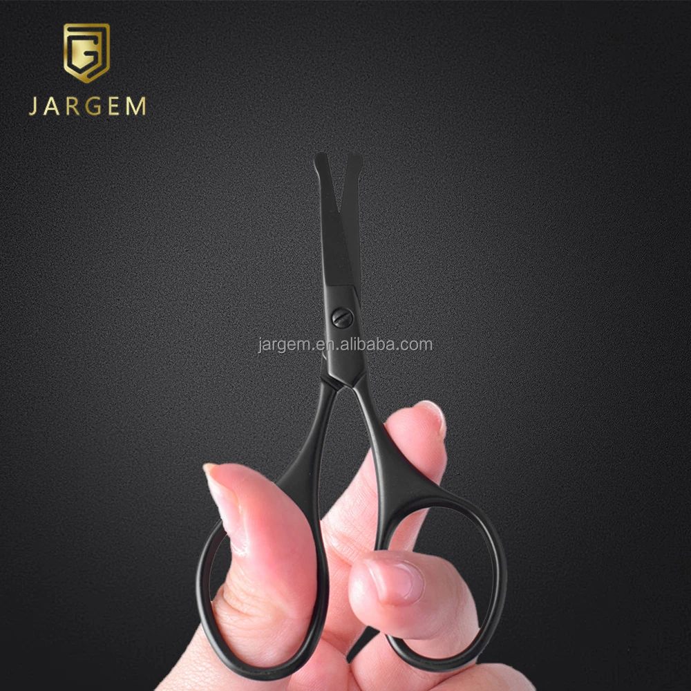 Colorful Coating Nose Hair Scissors Stainless Steel Mini Manicure Nail Scissors for Eyebrow Safety Scissors