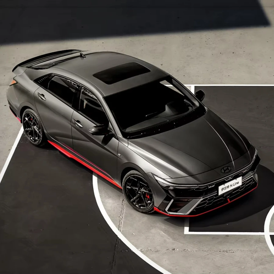 2024 китайские элантры 1 5 л CVT Lux Premium Edition N Line компактные кожаные сиденья Автоматический Автомобиль ACC Cruise чистый бензин Power Left