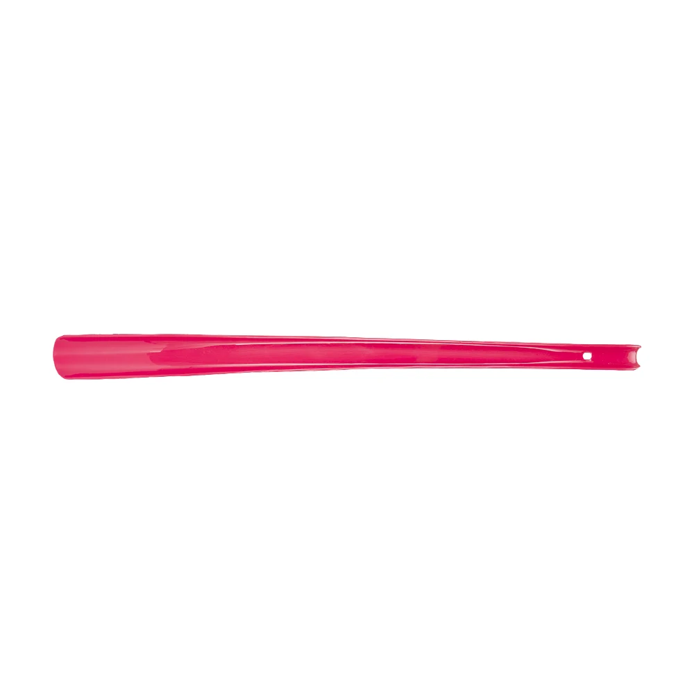 Factory Supply Customized LOGO Shoehorn with Long and Short Handle 59cm Plastic Shoe Horn