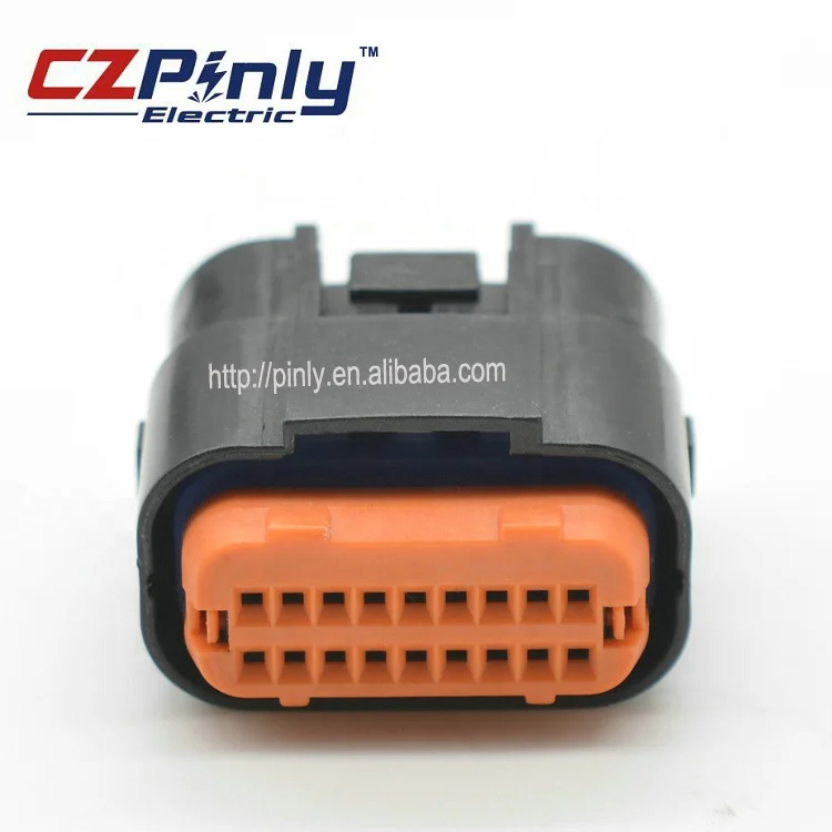 JAE 18 Pin way female waterproof custom electrical honda ecu auto connectors MX23A18SF1 MX23A18XF1