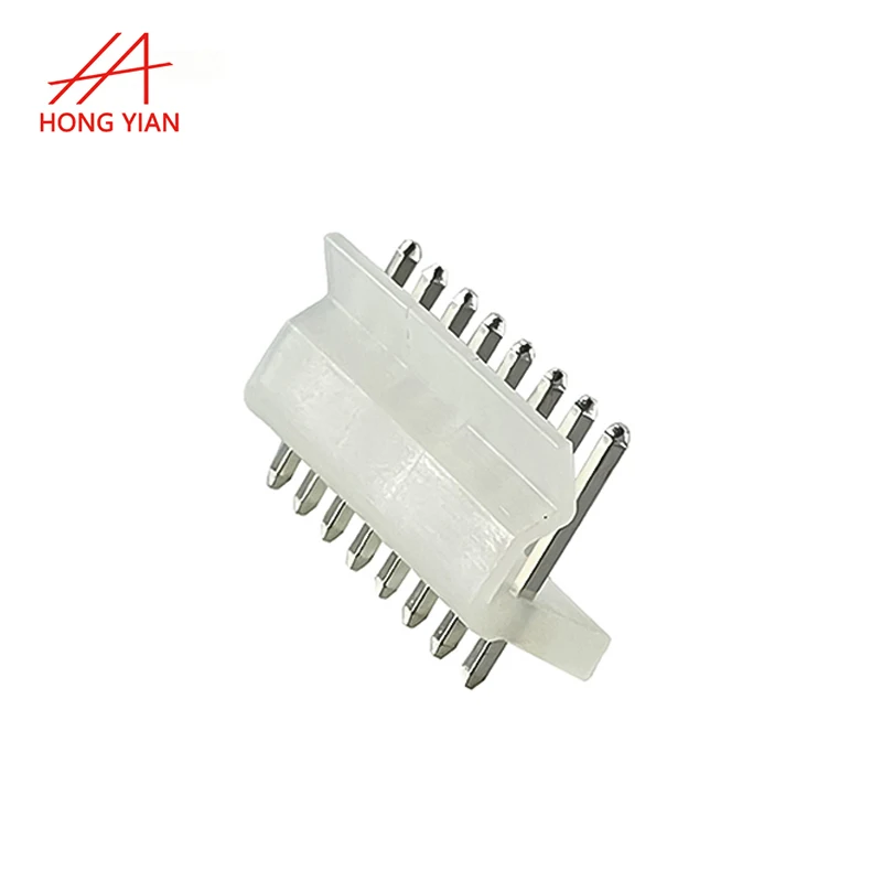 Pitch 3.96 4.2 mm Single Row Straight Angle 2 4 6 8Pin Socket 180 Degree Wire To Board  Male  Wafer Housing Connectors