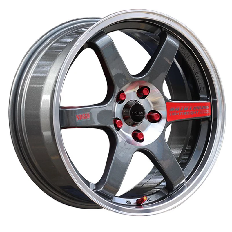 559  18inch  replica TE37 save energy 8.5kg light weight  flow forming alloy wheels  for any cars