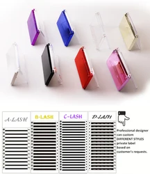 Classic 0.20 Mink Silk Lashes Lash Trays Individual d curl Eyelash Extensions