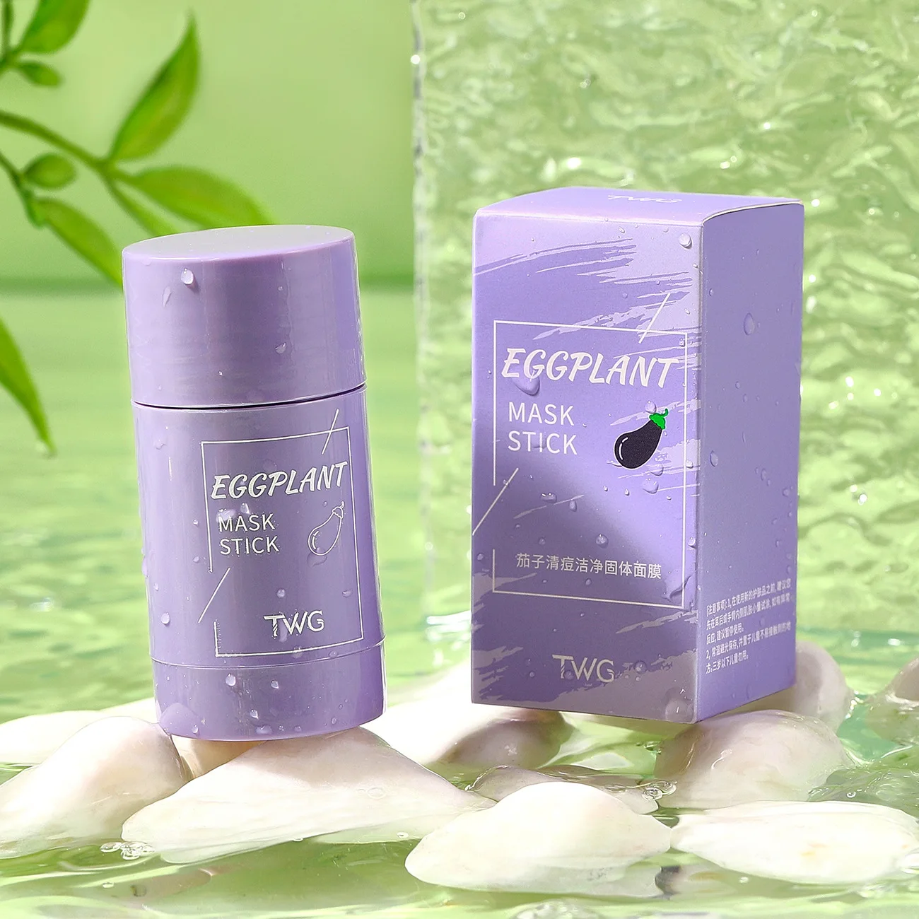 Private Label Organic Natural Purifying Clay Mask Green Tea Mud Masking For Face Wholesale Green Mask Stick