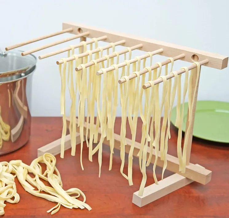 Custom Collapsible Wooden Pasta Drying Rack