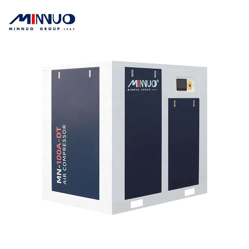 Nice price Minnuo made 75kw 100hp rotary screw air compressor well made good products