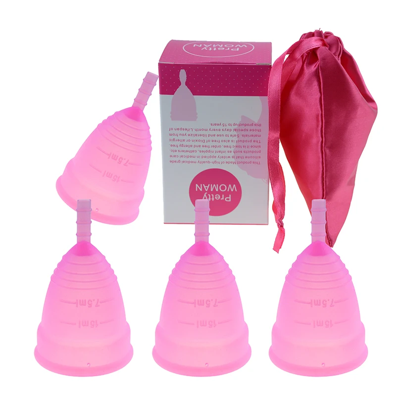 Reusable Medical Grade Silicone Women Organic Wholesale Menstrual Period Cup Feminine Copa Menstrual cup for women