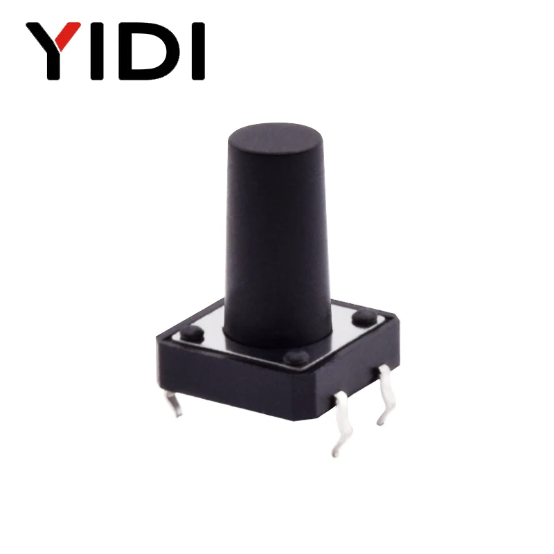 Dip 12x12 Tactile Tact Push Button 4 Pin Micro PCB Momentary Momentary ON OFF Switch H=5/6/7/8/9/10/12/13/15/16mm