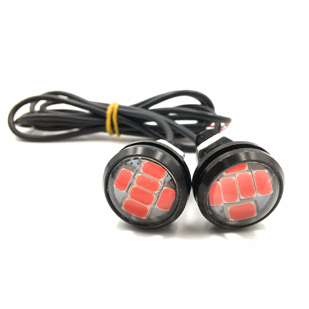 6SMD 5630 White 12V Eagle Eye LED Reverse Backup Light DRL Daytime Running lamp Signal Bulb Fog Lamp for Car Motorcycle