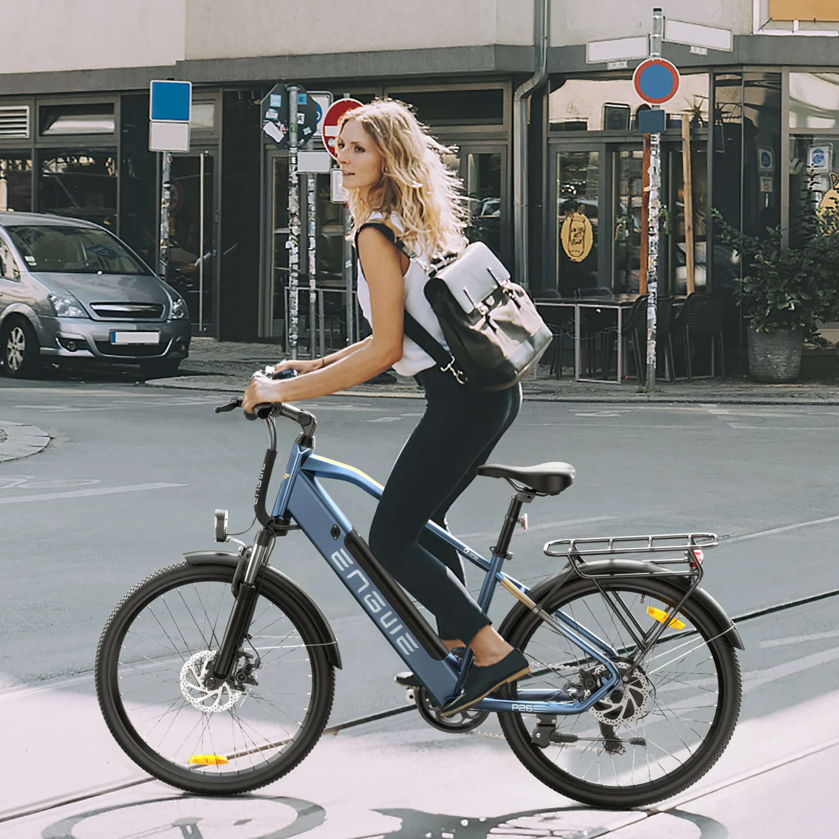 USA EU UK warehouse 26inch Snow Ebike 250W City electric bicycles 5-7days can get the bikes ENGWE P26