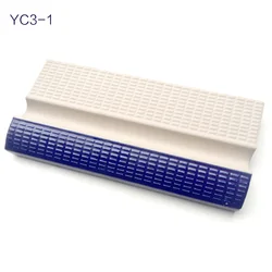 non slip glazed blue swimming finger-grip bull nose ceramic pool tile
