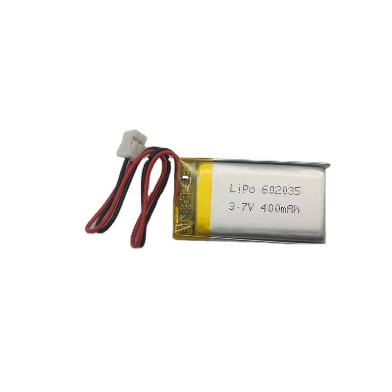 602035 3.7V 400mAh 062035 lipo polymer li ion battery with pcb in stock