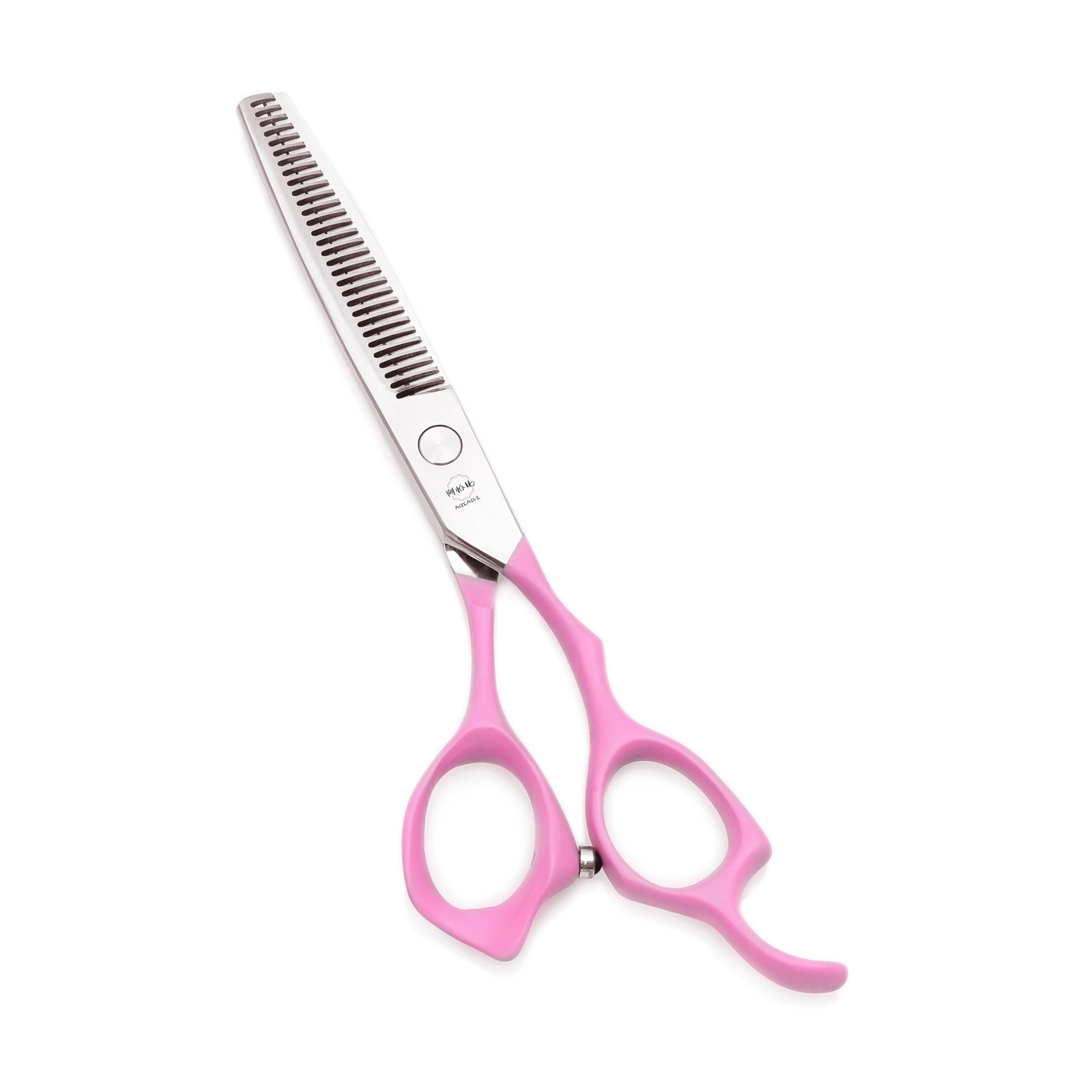 Professional Hairdressing Scissors 6' AQIABI JP 440C Pink Cutting Scissors Thinning Shears Hair Scissors A1024
