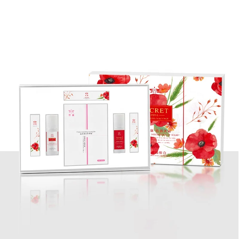 
Female vagina lips pink care solution private parts secret cleaning mousse set 