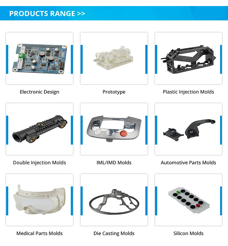 Electronics product design for product mechanical design with factory one- stop-shop service injection mold resin mold
