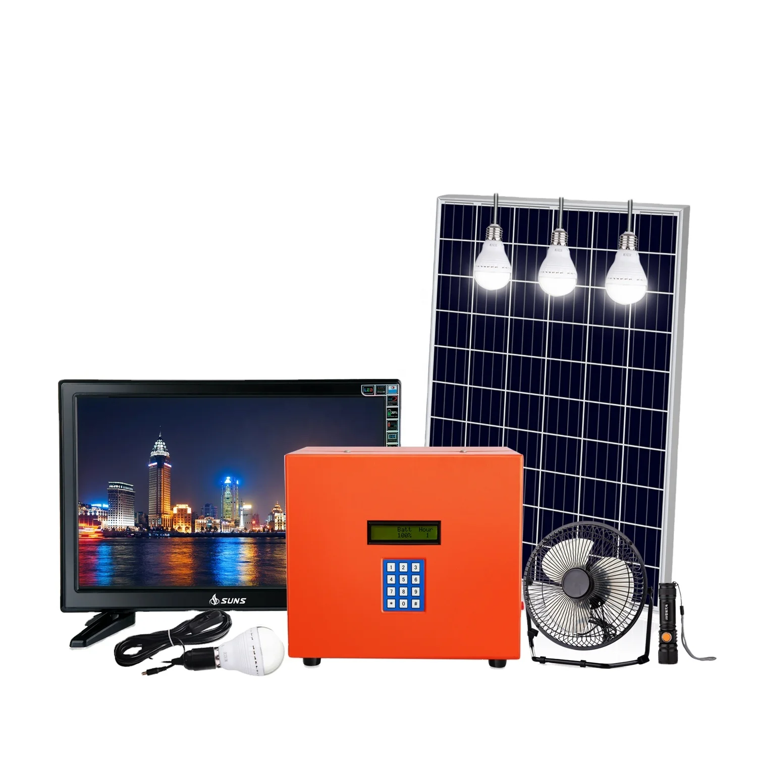 Практичная доступная солнечная энергетическая система оплачивает портативную солнечную домашнюю систему 80 Вт 60 40 для Африки