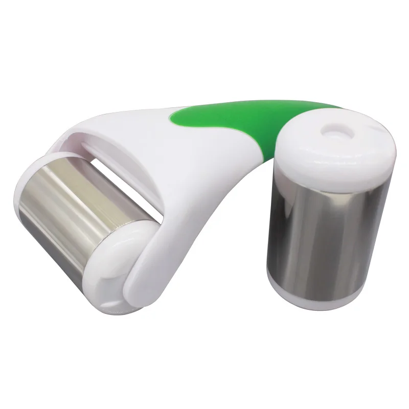 Beauty personal care equipment derma rolling system ice roller with metal head for face