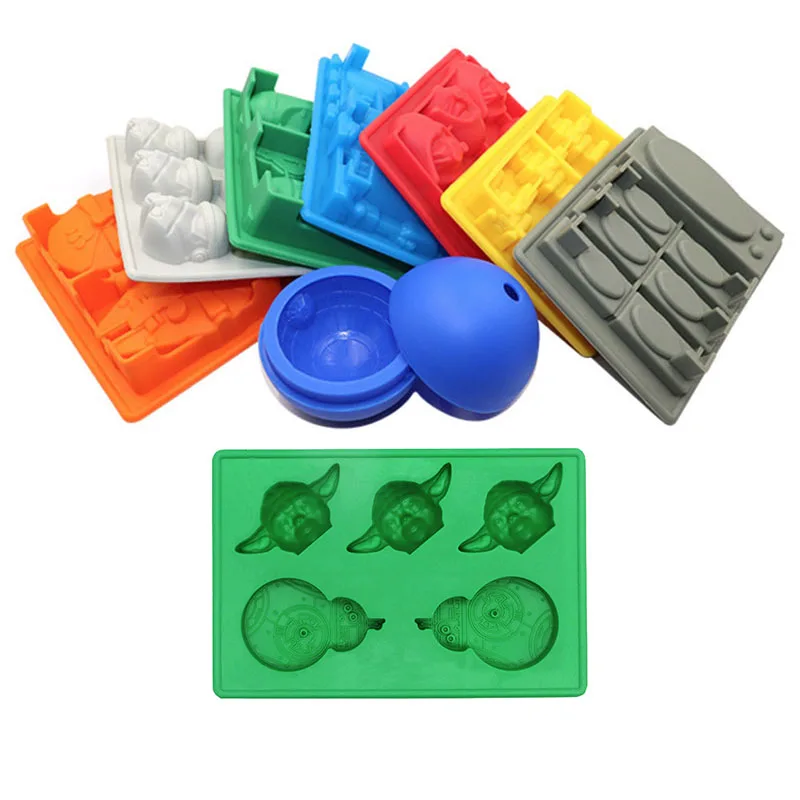 Hot Selling Star Death War Chocolate Molds For Custom Silicone Ice Cube Or Candy Trays