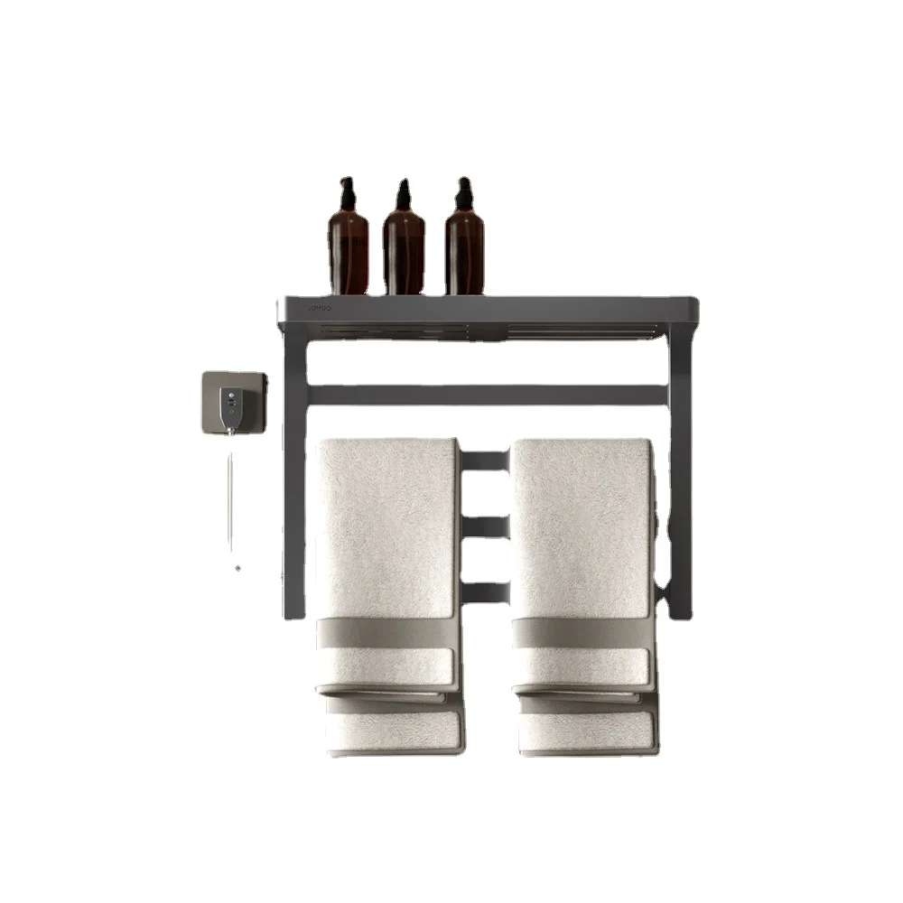 JOMOO Electric Heated Towel Rack with Temperature Control for Bathroom - Aluminium Alloy Towel Warmer