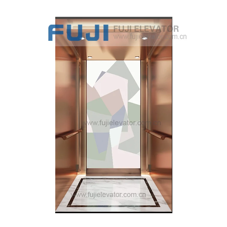 FUJI Machine Hotel / Residential / Home Golden Cabin Elevators