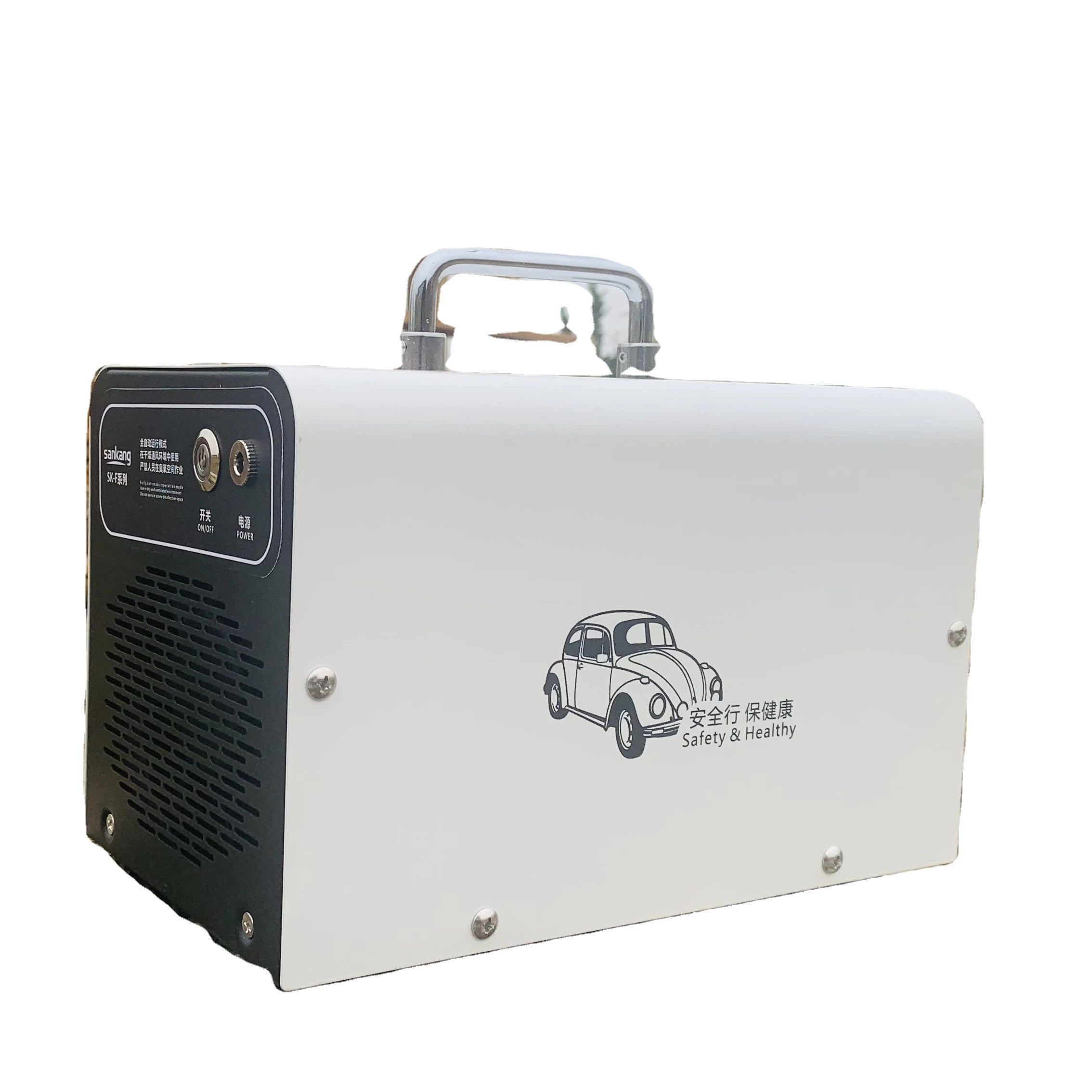 
manufacturer of portable car/home/office air/space ozone generator with wheel for sterilization/disinfection harmfulgas purifier 