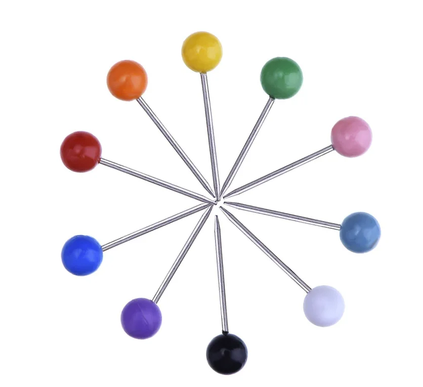 Direct sales travel map with pins