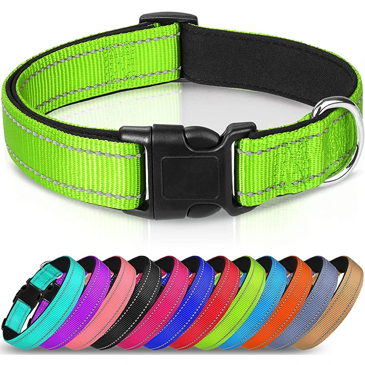 Manufacturer Wholesale Hot Sale Nylon Adjustable Dog Collar Fashion Pet Collar