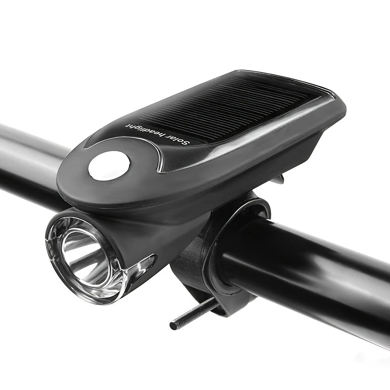 Solar Powered Bike Cycling Front Light Bicycle Accessories USB Charge Night Dirt Bike light Electric Bike Light