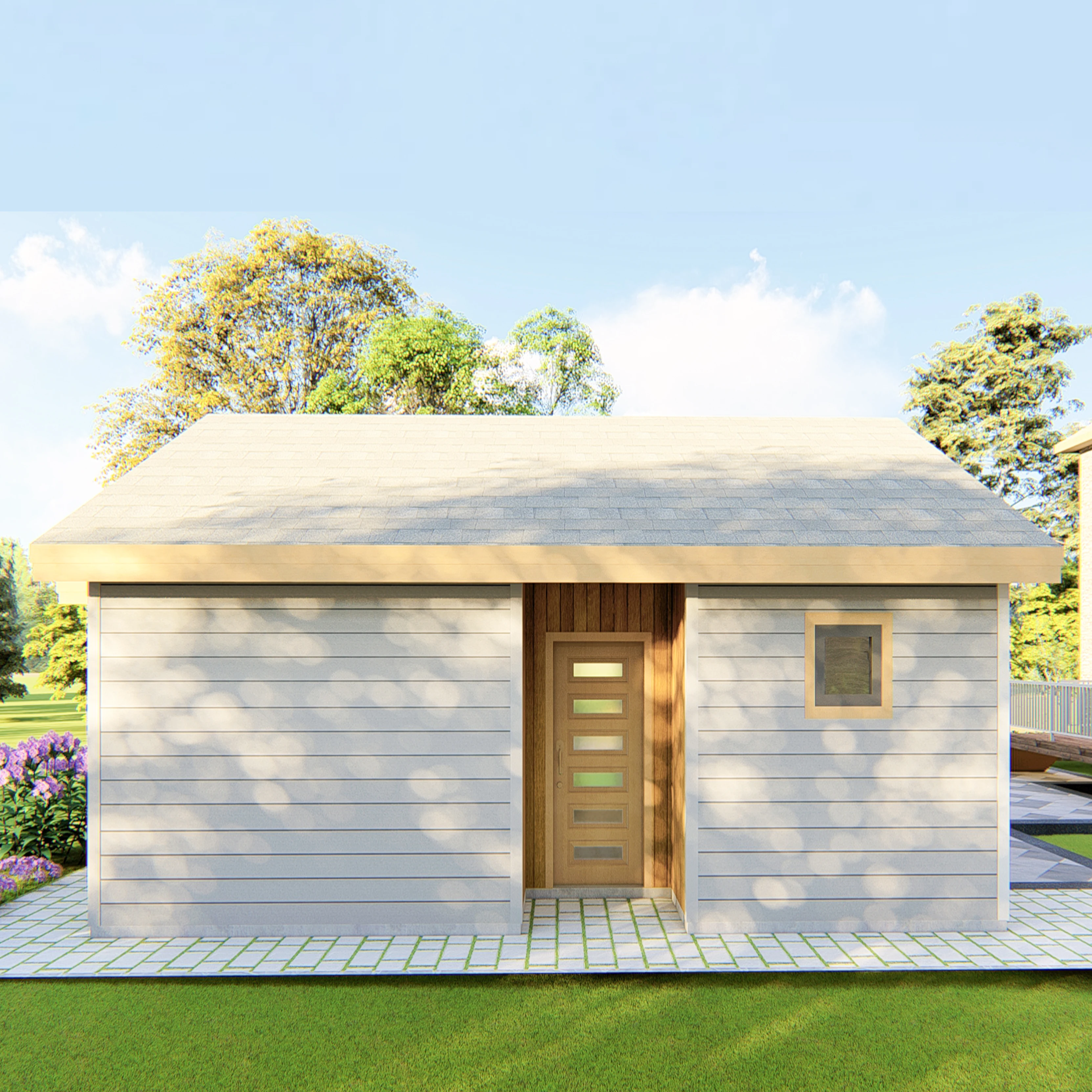 Quacent полностью украшенный роскошный сборный дом быстрое строительство конструкция сборной виллы современный