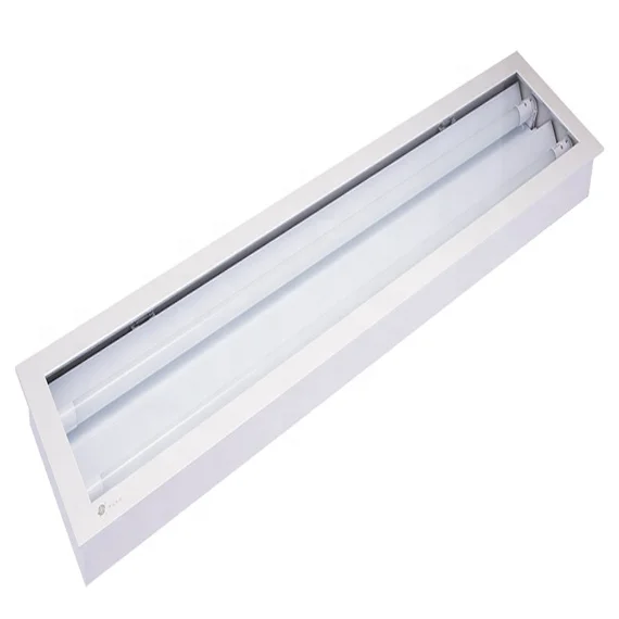 led cleanroom light fixtures IP65 IP20 1*4 2*2 T8 LED tube light fittings
