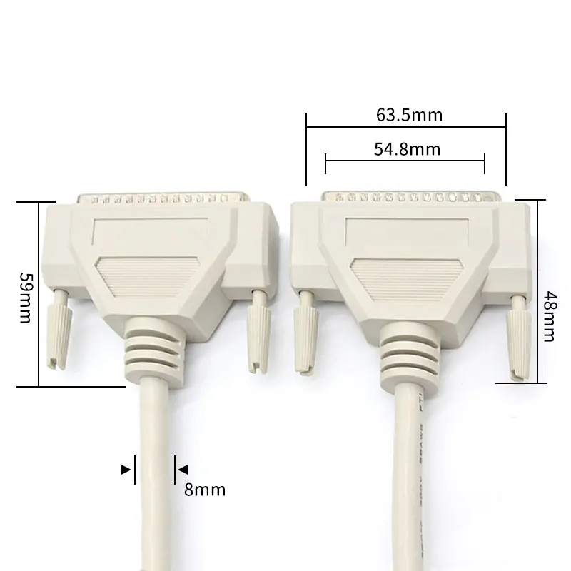 Good Quality Rf Meter PVC Electrical Wire D-SUB 37P Wire Harnesses Series Cable Active Optical Cables Copper  db37 cable