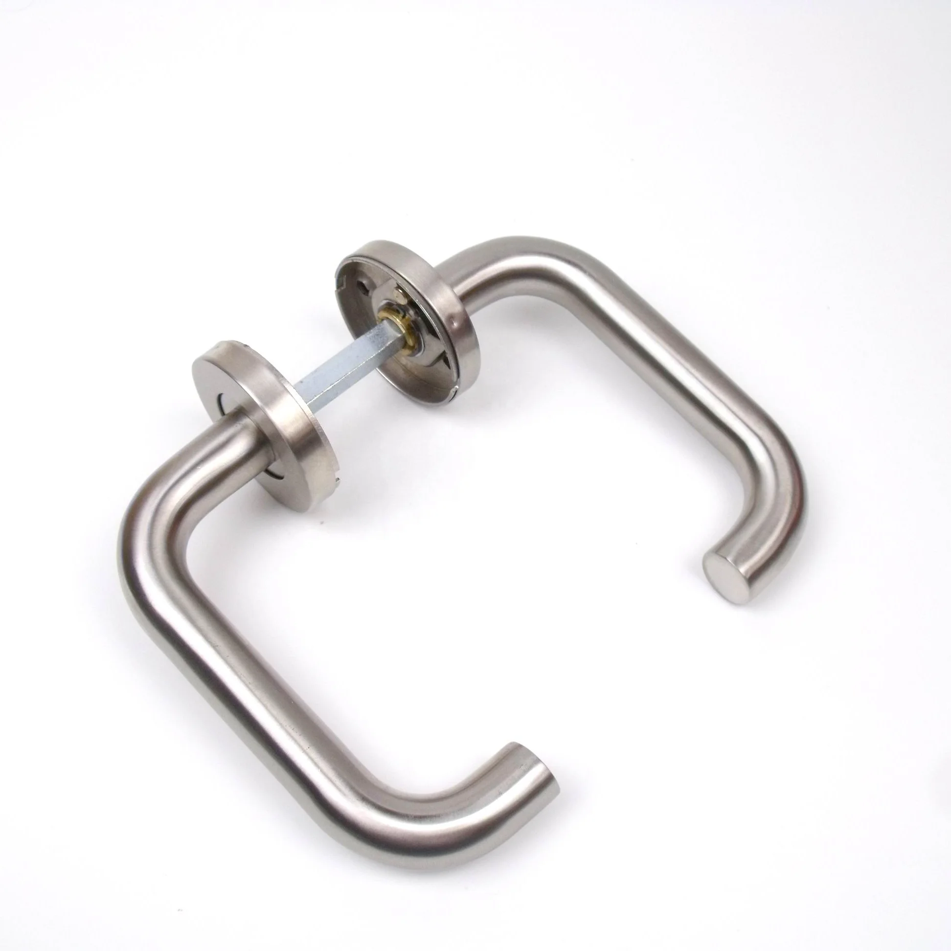 design conforming to CE standard Stainless Steel SS 304 Euro door mortise Lever Handle heavy duty spring Fire rated dia19mm EN1906 factory in China