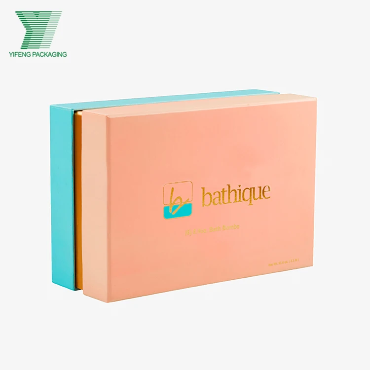 Роскошная картонная крышка и основание на заказ, двухкомпонентная упаковка с принтом CMYK для косметических бутылок, Упаковочная подарочная коробка