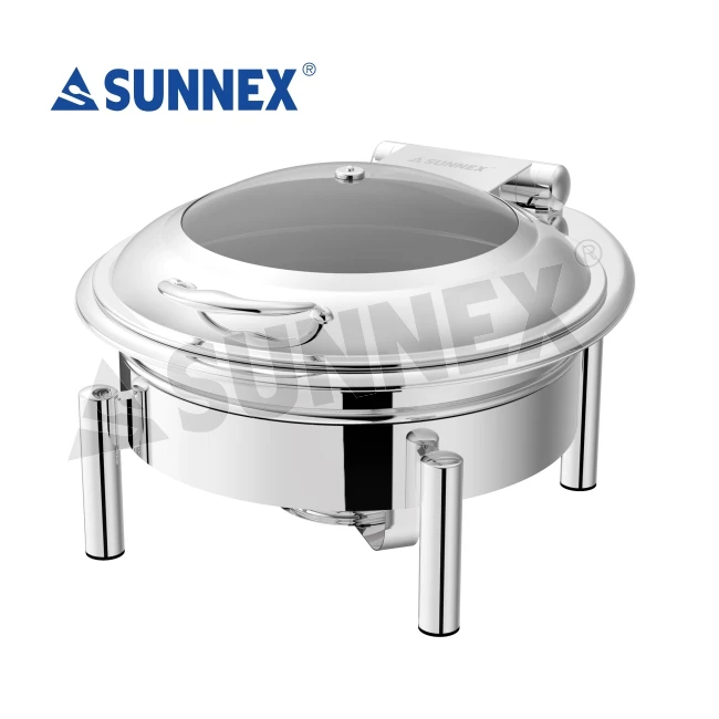 Sunnex Hotel Restaurant Supplies Gastronorm Pans Buffet Server Warming Tray Party Food Warmer Catering Equipment