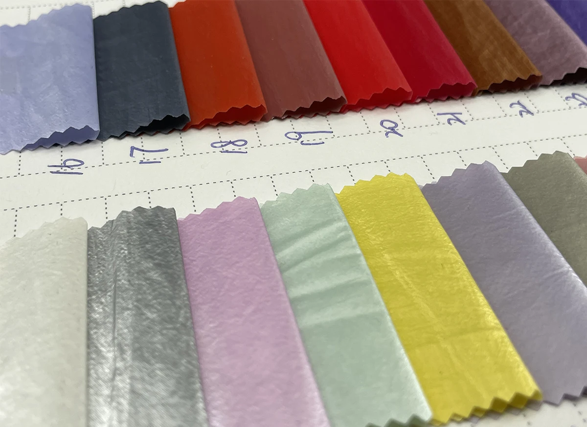 high quality golden bronzed fabric for raincoat nylon fabric taffeta waterproof downproof puffer jacket